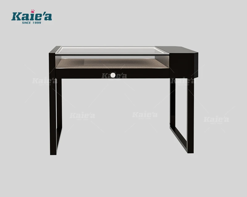 Table de n&eacute;gociation pour armoire &agrave; bijoux exquise de couleur noire